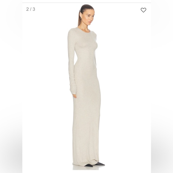 Eterne Long Sleeve Crewneck Maxi Dress - Picture 2 of 3